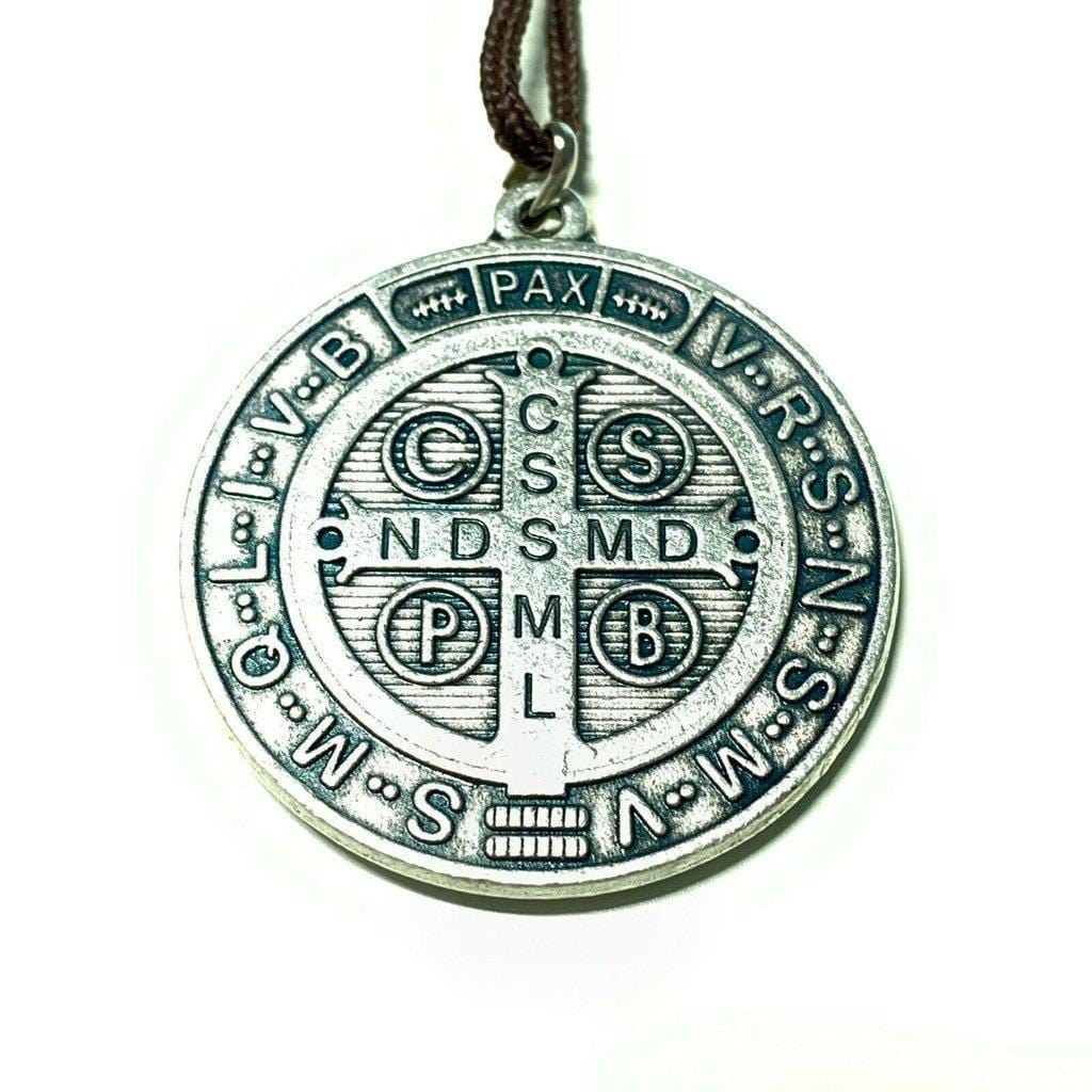 2" St Benedict Medal - Medalla De San Benito Blessed By Pope | Catholically