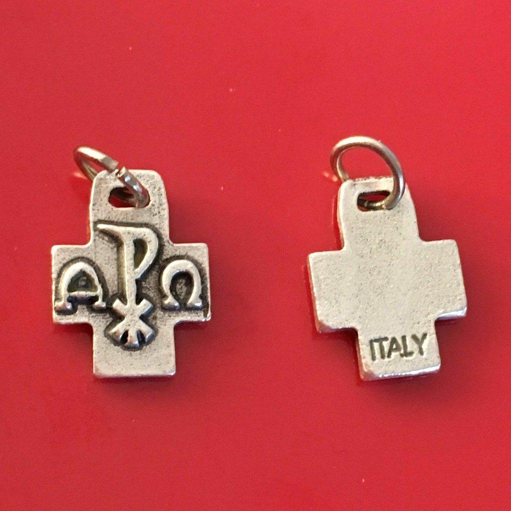 2X Chi Rho Cross Blessed by Pope - Medals - Pendant | Catholically