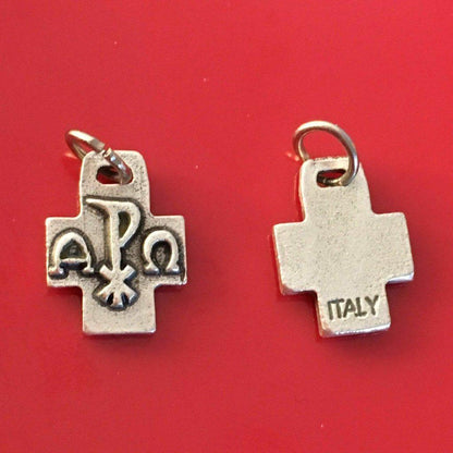 2X Chi Rho Cross Blessed by Pope - Medals - Pendant | Catholically