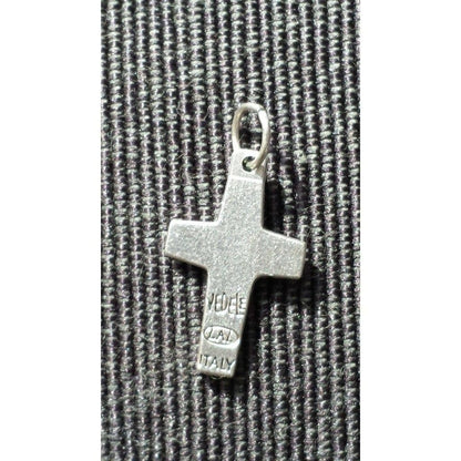 2x Tiny Pope Francis Pectoral Cross - Vedele Crucifix -Pendant Rosary Parts | Catholically