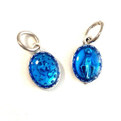 2X Tiny Miraculous Medal - Set - Blessed By Pope - Immaculate Conception - | Catholically