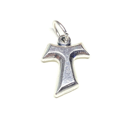 2X Tiny Tau Cross Blessed By Pope Pax Et Bonum Franciscan - Crucifix Parts | Catholically