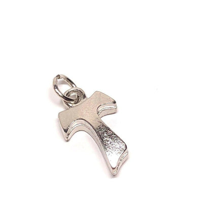 2X Tiny Tau Cross Blessed By Pope Pax Et Bonum Franciscan Crucifix Parts | Catholically