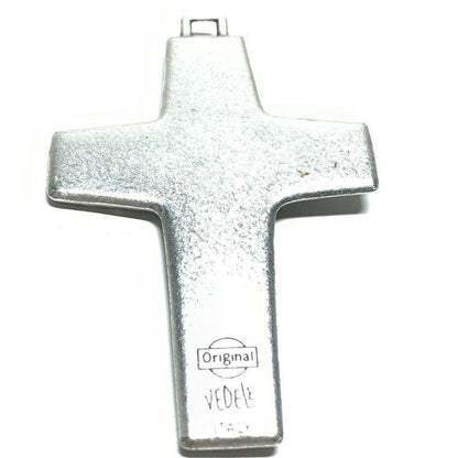 3" Pectoral Cross replica of Pope Francis Vedele Crucifix Blessed By Pope | Catholically