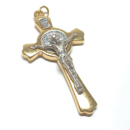 3" St. Benedict Crucifix - Exorcism - Cross - Blessed - Medalla De San Benito | Catholically