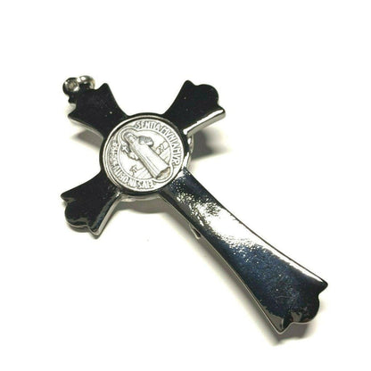 3" St. Benedict Crucifix - Exorcism - Cross - Blessed - Medalla De San Benito | Catholically