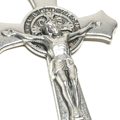 3" St. Benedict Crucifix - Exorcism - Cross - Blessed -Medalla San Benito | Catholically