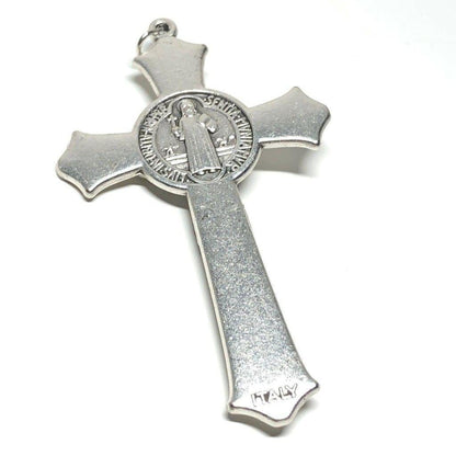3" St. Benedict Crucifix - Exorcism - Cross - Blessed -Medalla San Benito | Catholically