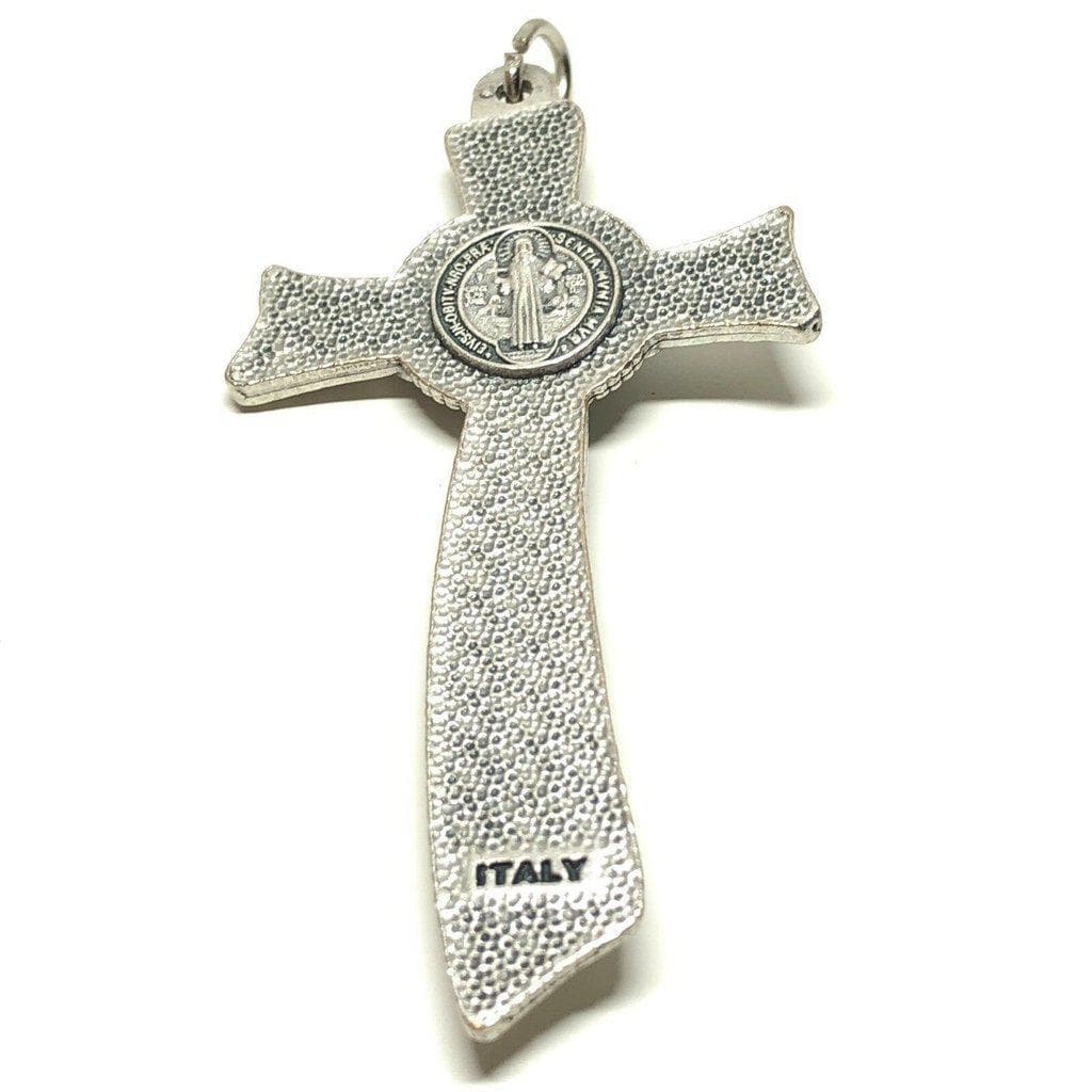 3" St. Benedict Crucifix - Exorcism - Cross - Blessed -Medalla San Benito | Catholically