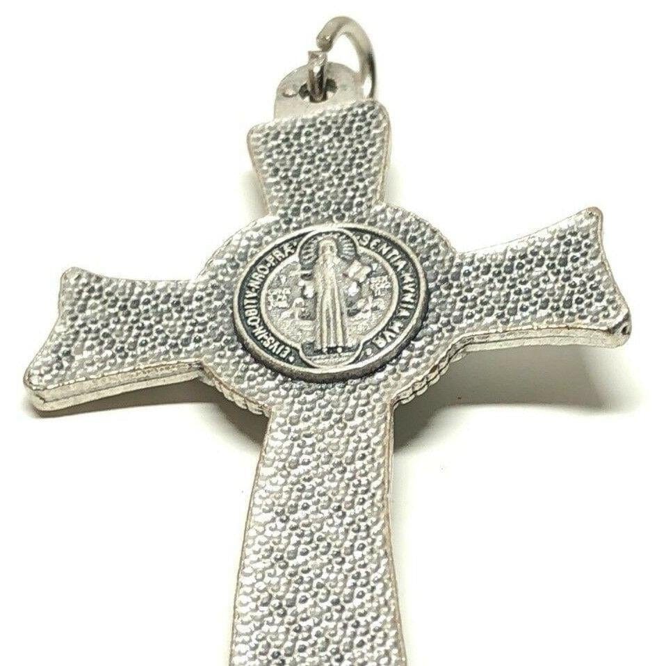 3" St. Benedict Crucifix - Exorcism - Cross - Blessed -Medalla San Benito | Catholically