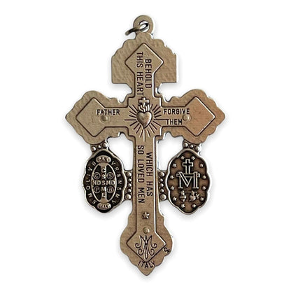 3-Way Pardon Cross Blessed by Pope Leo XIV - 2" 1/8 | Catholically