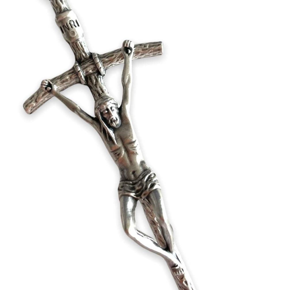 5" Catholic Cross - Wall Crucifix - Blessed By Pope On Request | Catholically