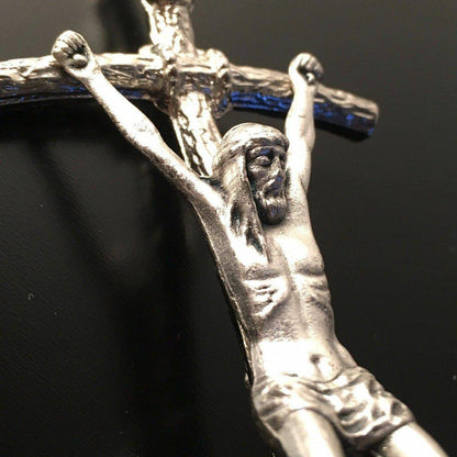5" Catholic Cross - Wall Crucifix - Blessed By Pope On Request | Catholically