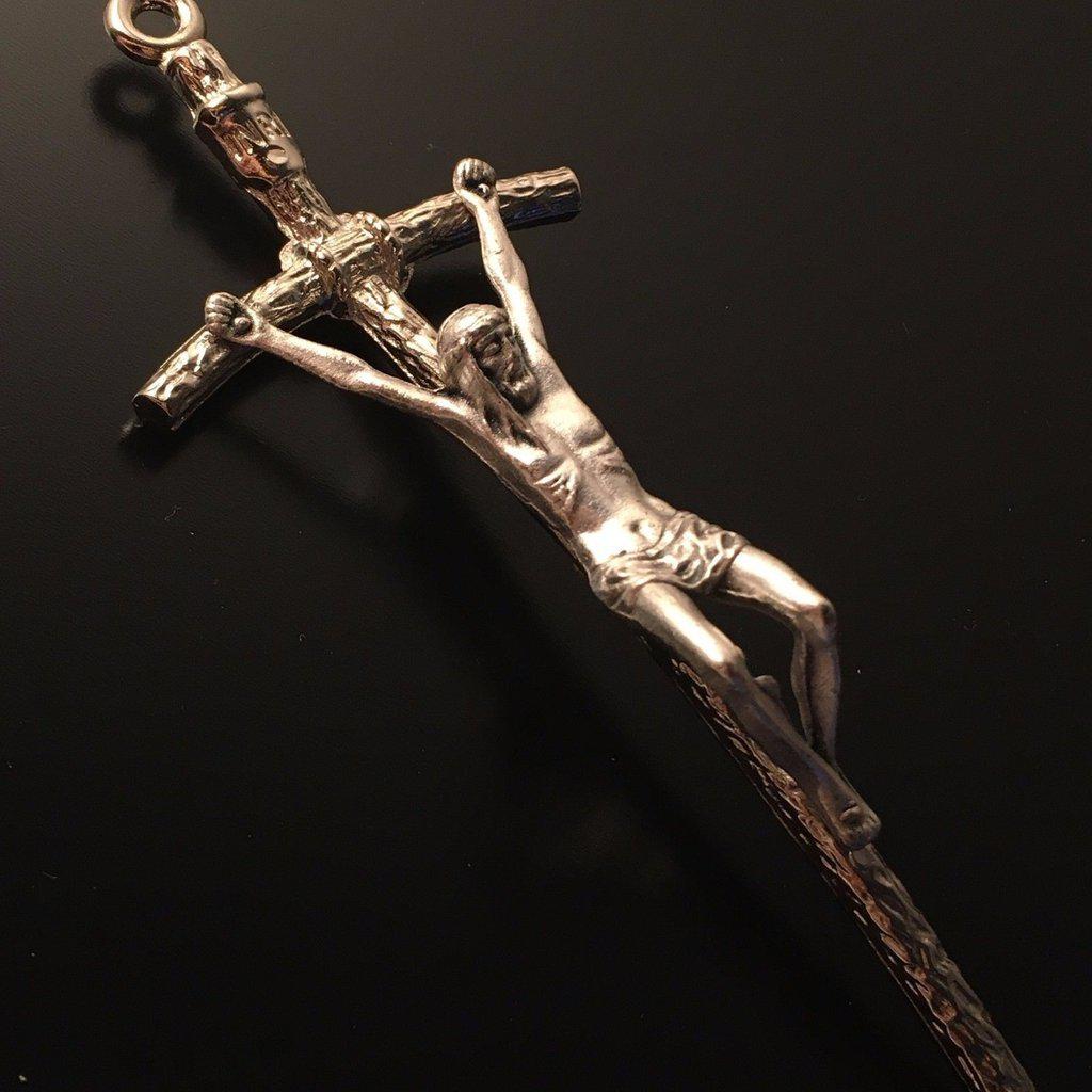 5" Catholic Cross - Wall Crucifix - Blessed By Pope On Request | Catholically