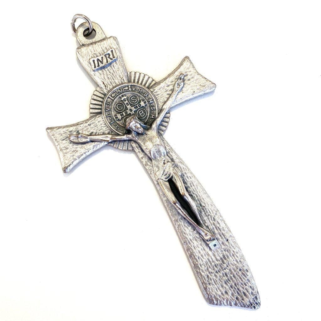 5" St. Benedict Cross - Blessed Crucifix w/ Medalla San Benito | Catholically
