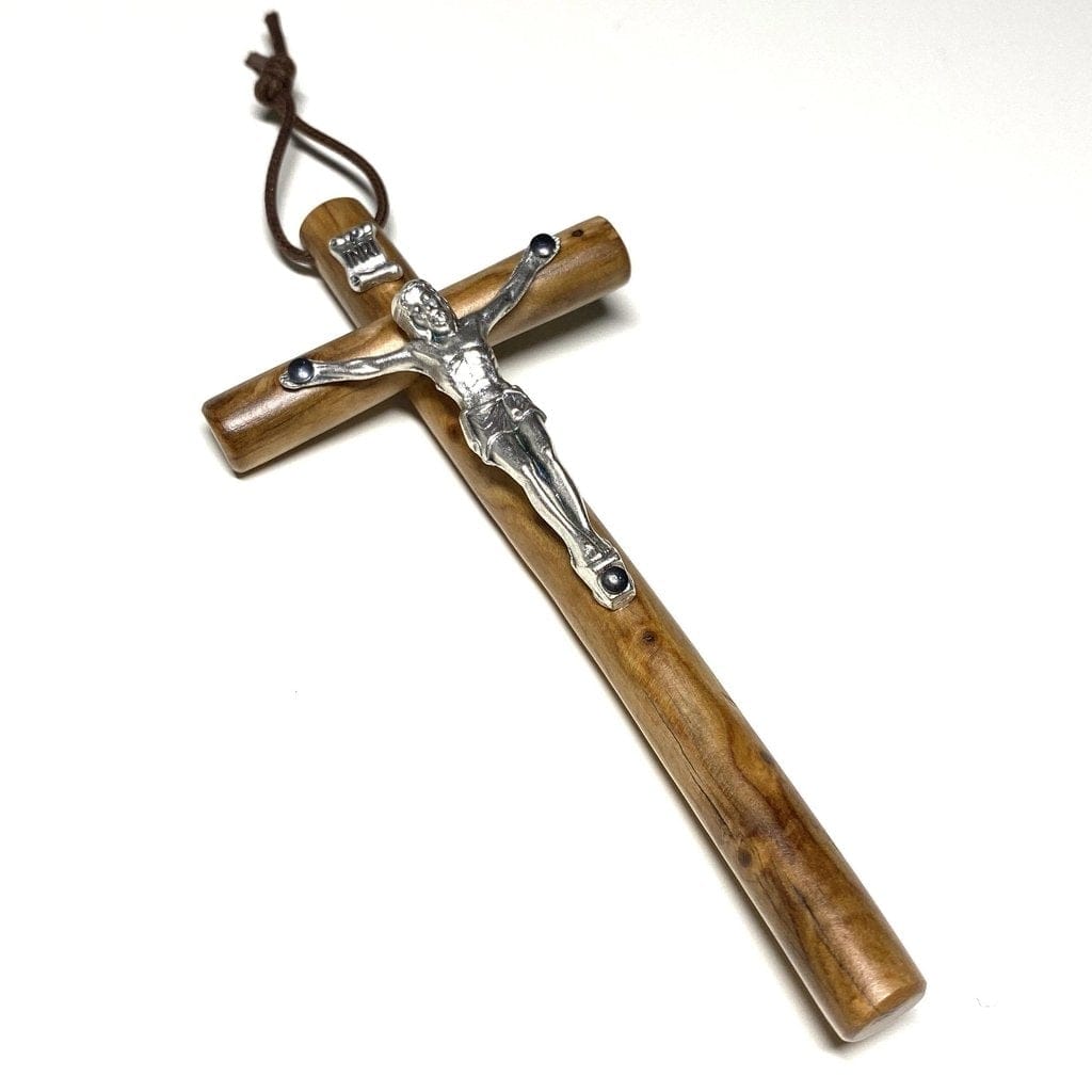 5" Wood Pectoral Cross - Crucifix Blessed Christian - Corpus - Wooden | Catholically