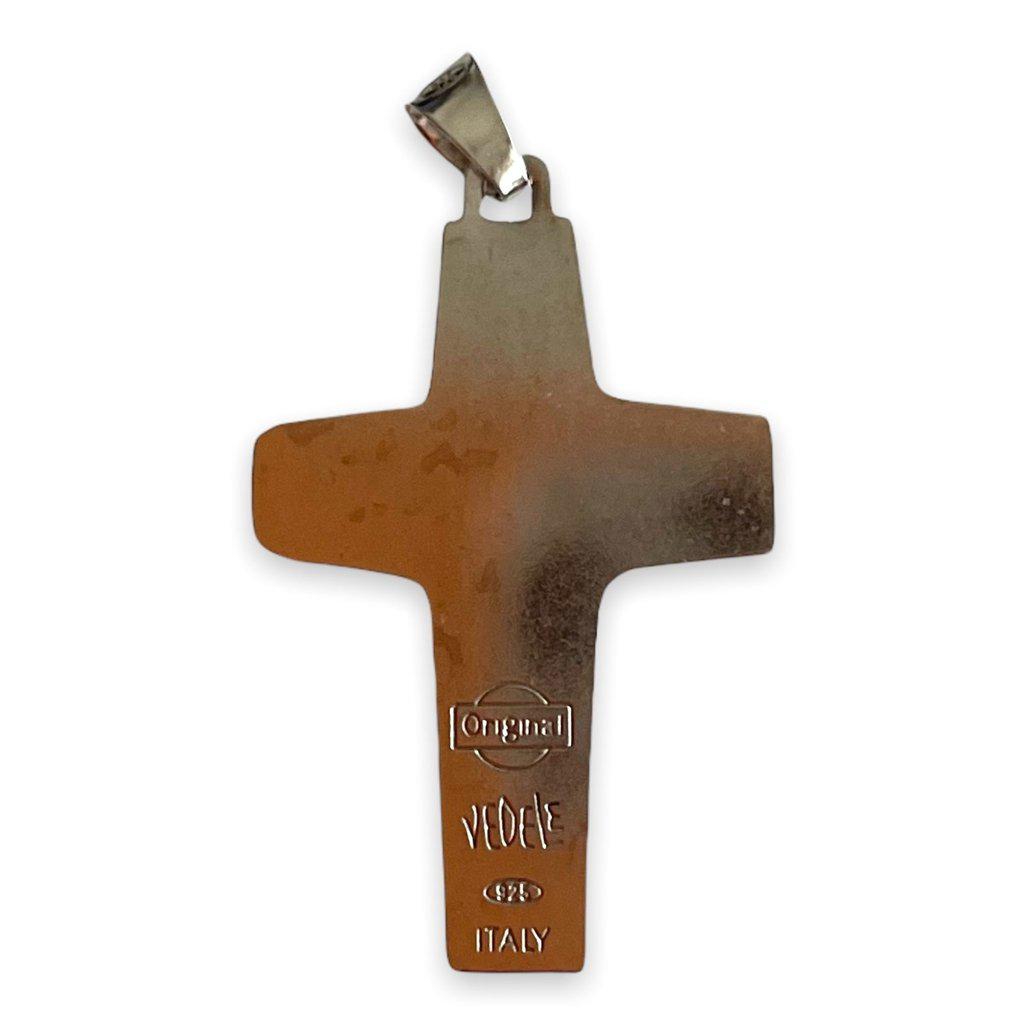 925 Sterling Silver Replica Of Pope Francis Vedele Pectoral Cross - Crucifix | Catholically