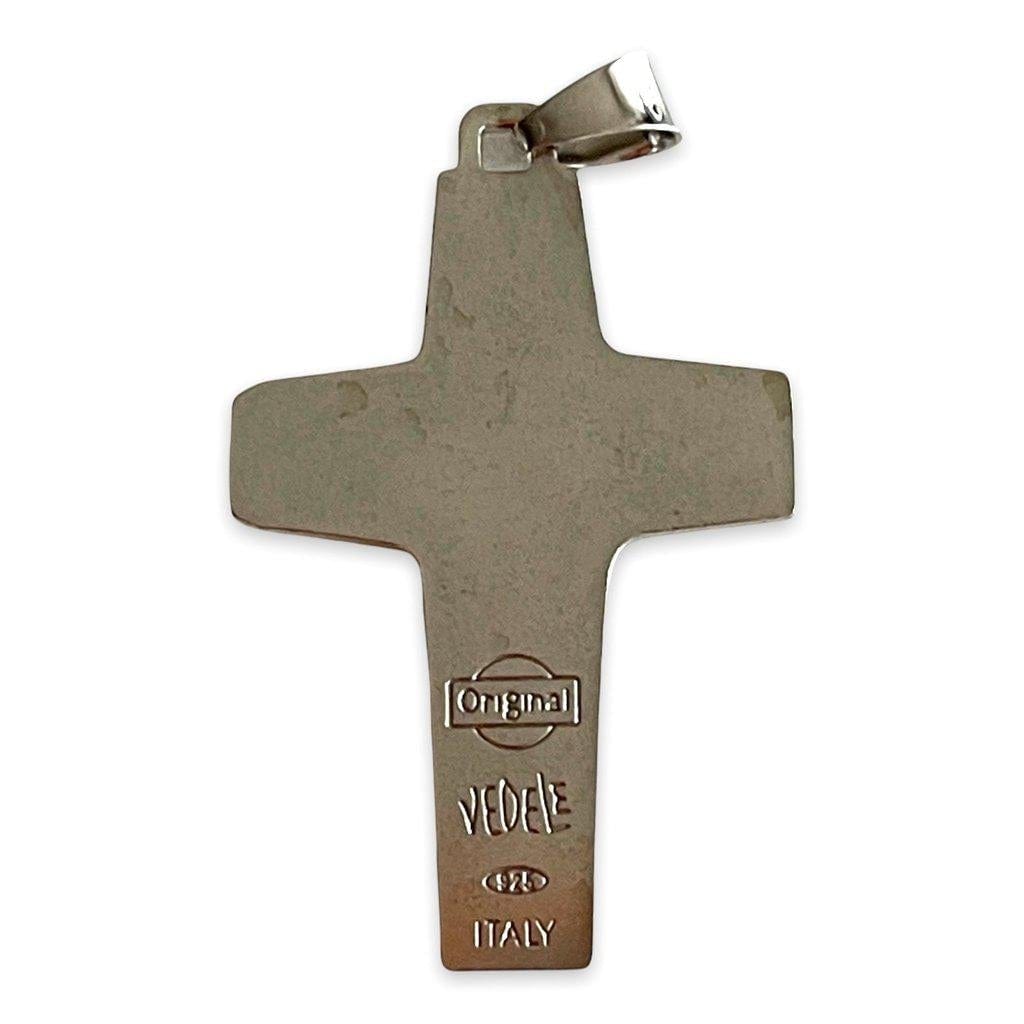 925 Sterling Silver Replica Of Pope Francis Vedele Pectoral Cross - Crucifix | Catholically