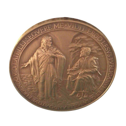 Annual Papal Medal w/ Error Bronze Mint - Year 1 Pope Francis 2013 Lesus | Catholically