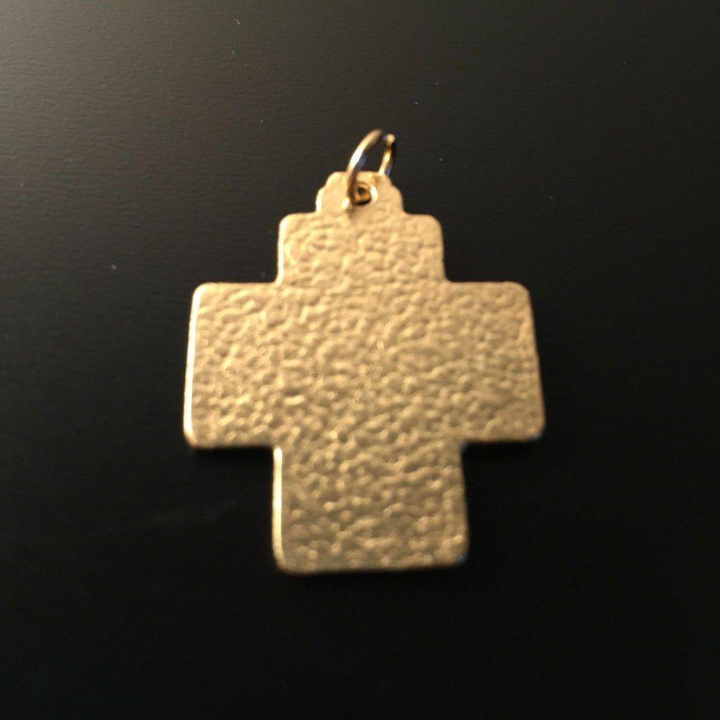 Big Chi Rho - Cross Blessed by Pope -1" Medal - Pendant | Catholically