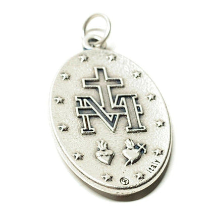 Big Miraculous Medal Pendant Charm - Blessed By Pope | Catholically