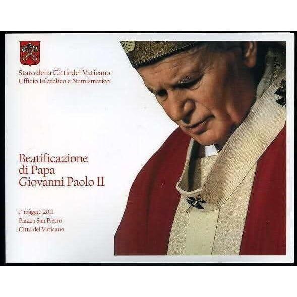 Bl. John Paul II Stamps - Canonizaton - Beatification Folder -Mnh | Catholically