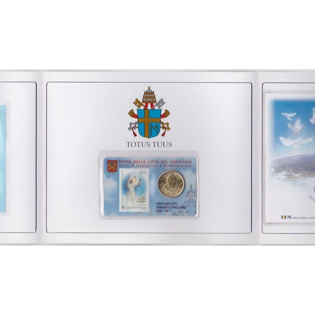 Bl. John Paul II Stamps - Canonizaton - Beatification Folder -Mnh | Catholically