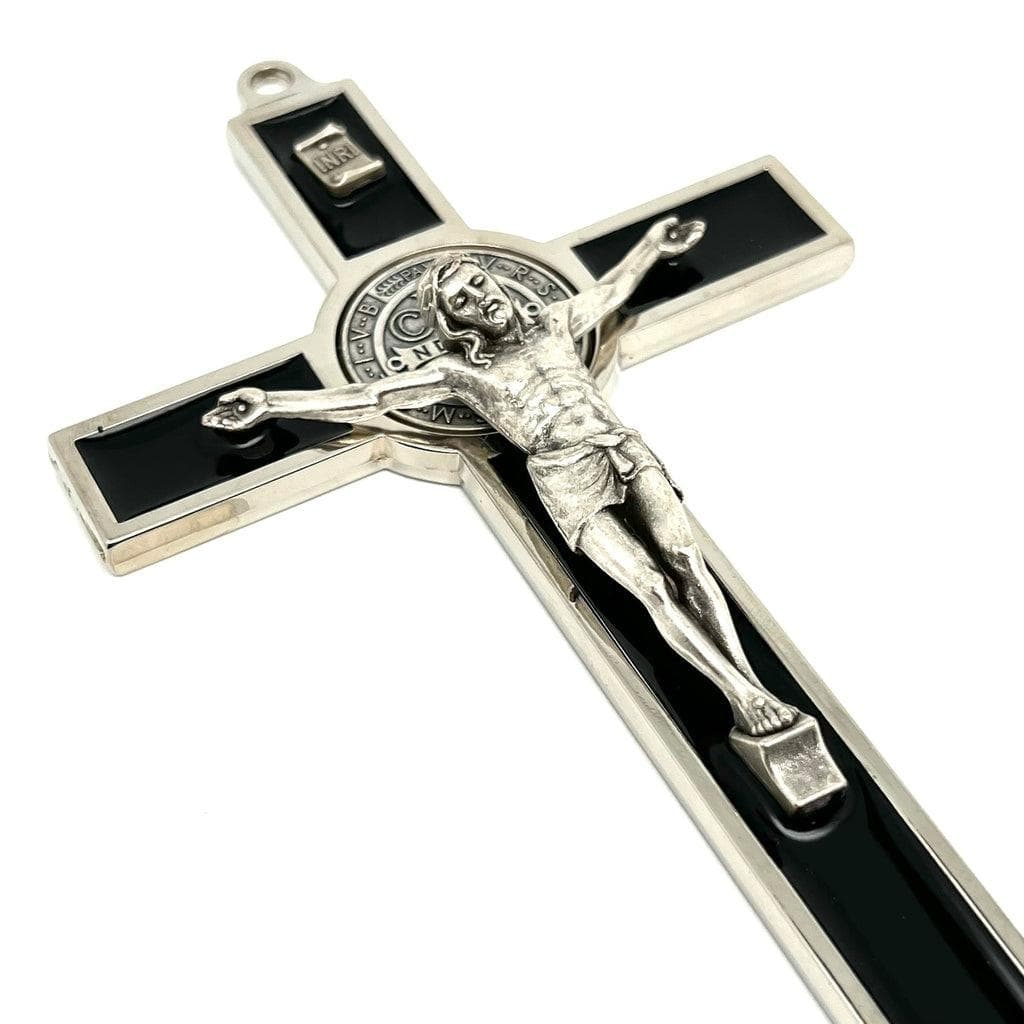 Black 7.5" St. Benedict Crucifix | Catholically