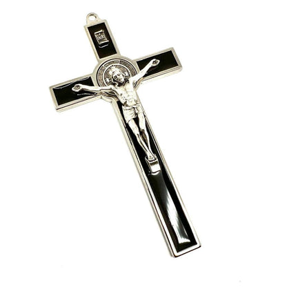 Black 7.5" St. Benedict Crucifix | Catholically