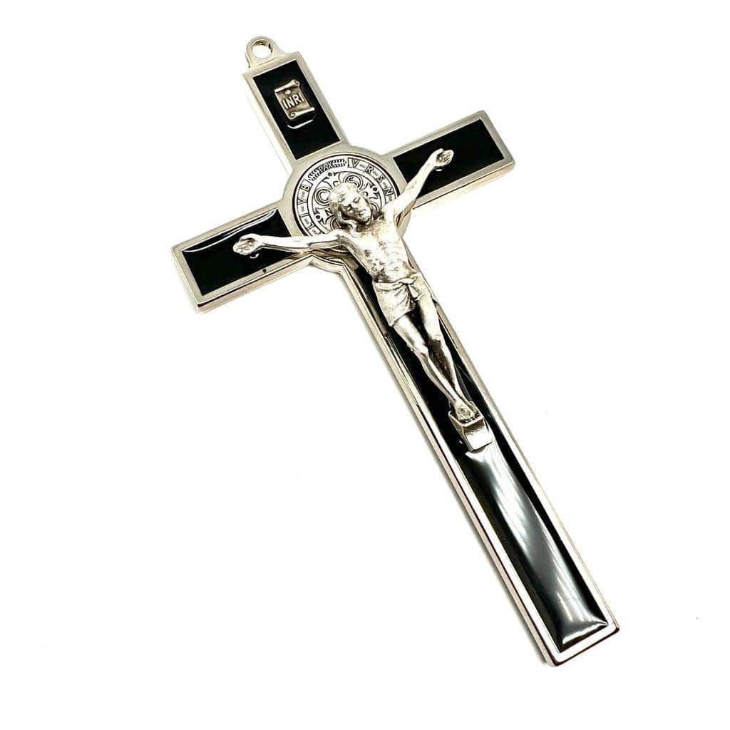 Black 7.5" St. Benedict Crucifix | Catholically