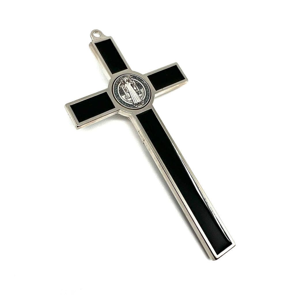 Black 7.5" St. Benedict Crucifix | Catholically