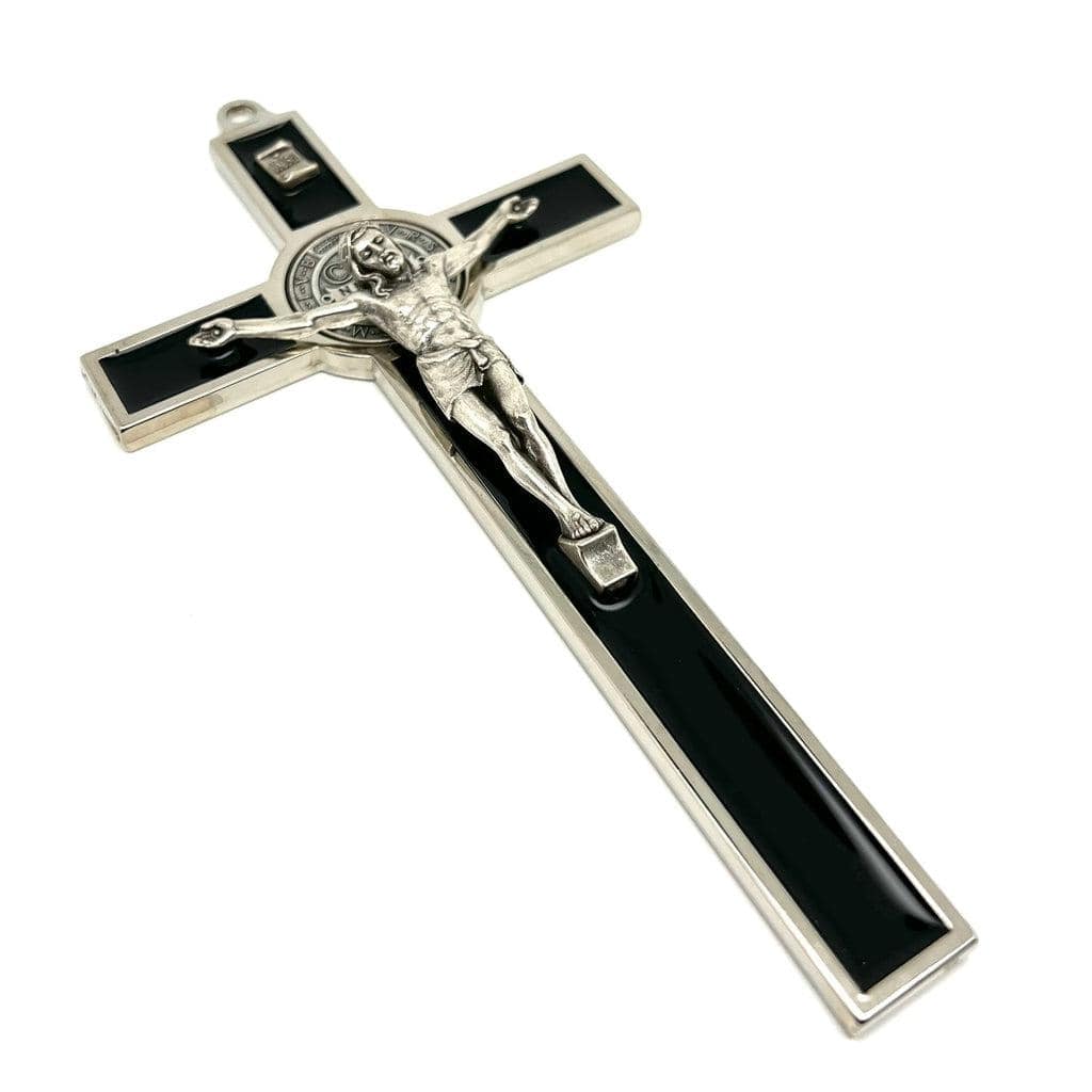 Black 7.5" St. Benedict Crucifix | Catholically