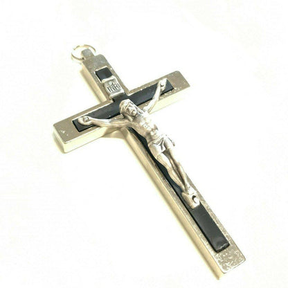 Blessed by Pope - 4" Crucifix - Catholic Small Pectoral Cross | Catholically