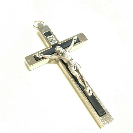 Blessed by Pope - 4" Crucifix - Catholic Small Pectoral Cross | Catholically