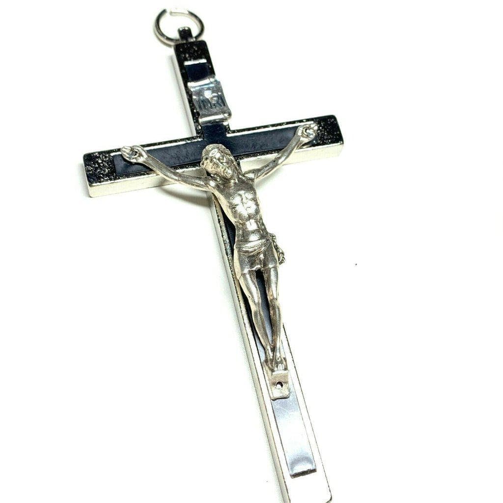 Blessed by Pope - 4" 1/2 Cross - Wall Crucifix | Catholically