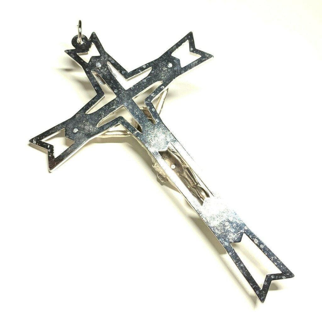 Blessed by Pope - 5 1/4" Golden Cross - Wall Crucifix | Catholically