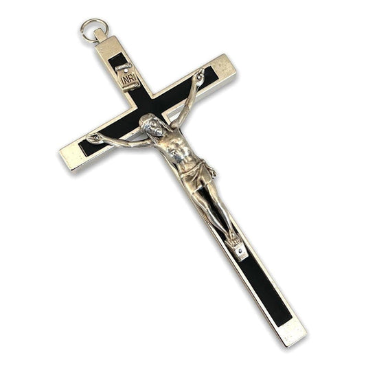 Wall Crucifix Blessed by Pope - 6" Wooden Cross | Catholically
