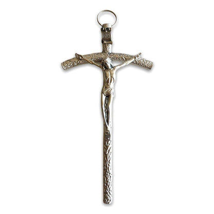 Blessed by Pope - 7 1/2" Cross - Wall Crucifix | Catholically