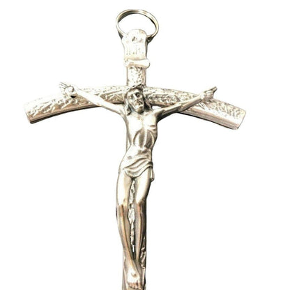Blessed by Pope - 7 1/2" Cross - Wall Crucifix | Catholically