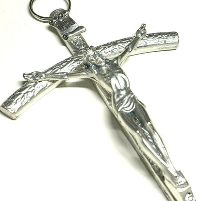 Blessed by Pope - 7 1/2" Cross - Wall Crucifix | Catholically