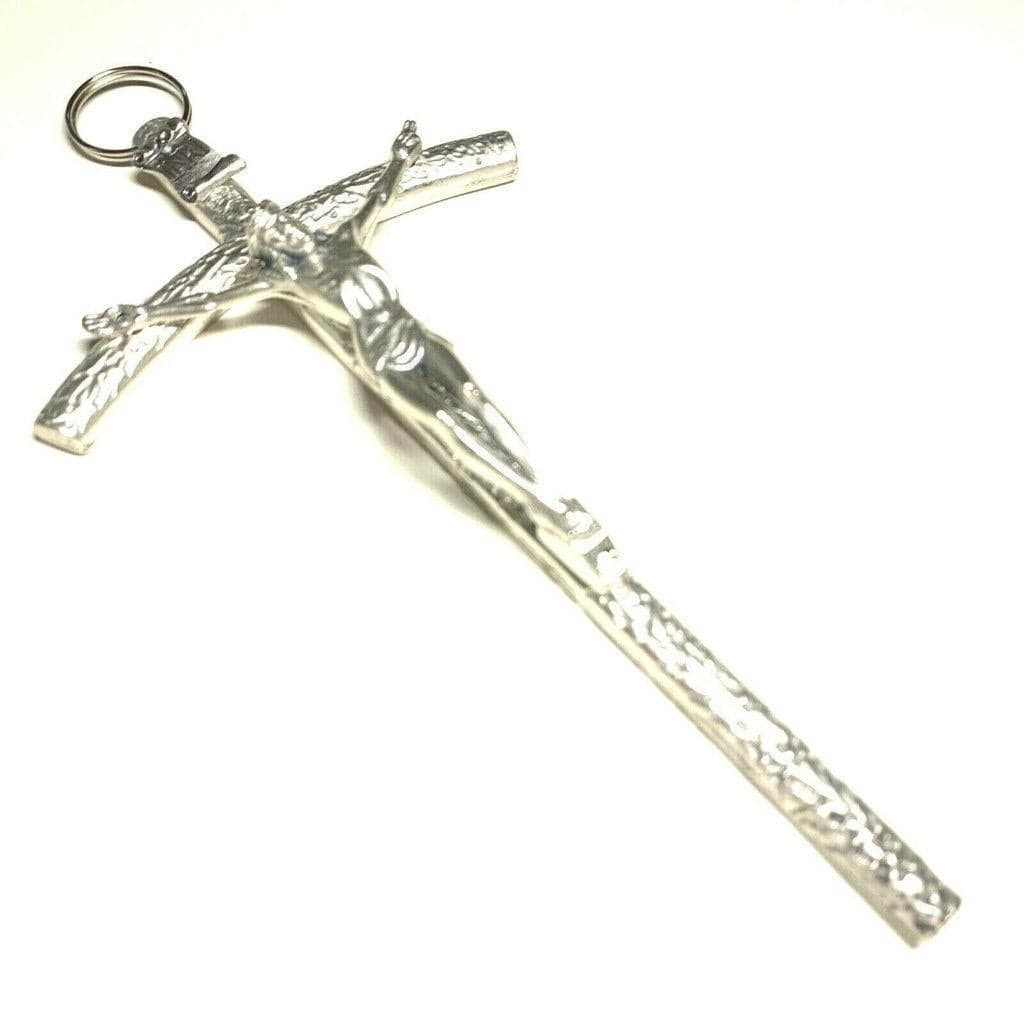 Blessed by Pope - 7 1/2" Cross - Wall Crucifix | Catholically