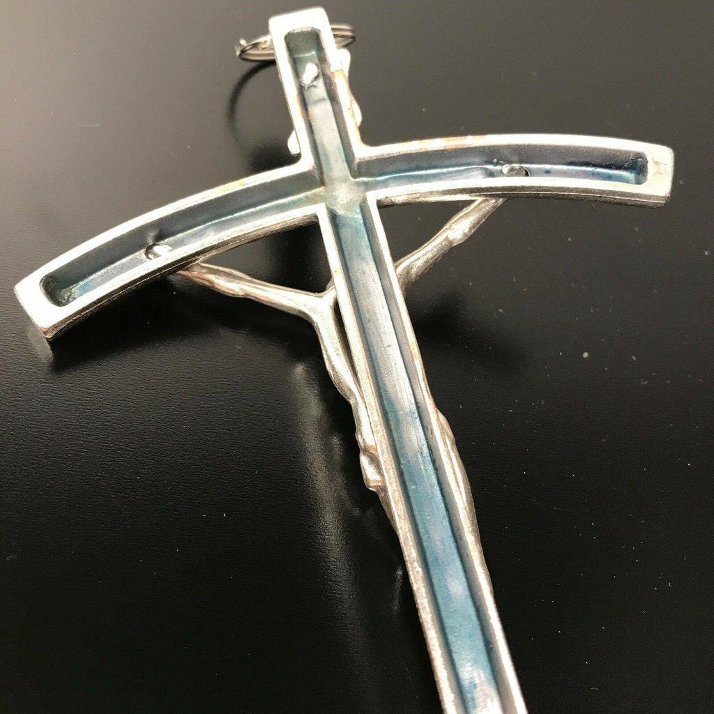 Blessed by Pope - 7 1/2" Cross - Wall Crucifix | Catholically