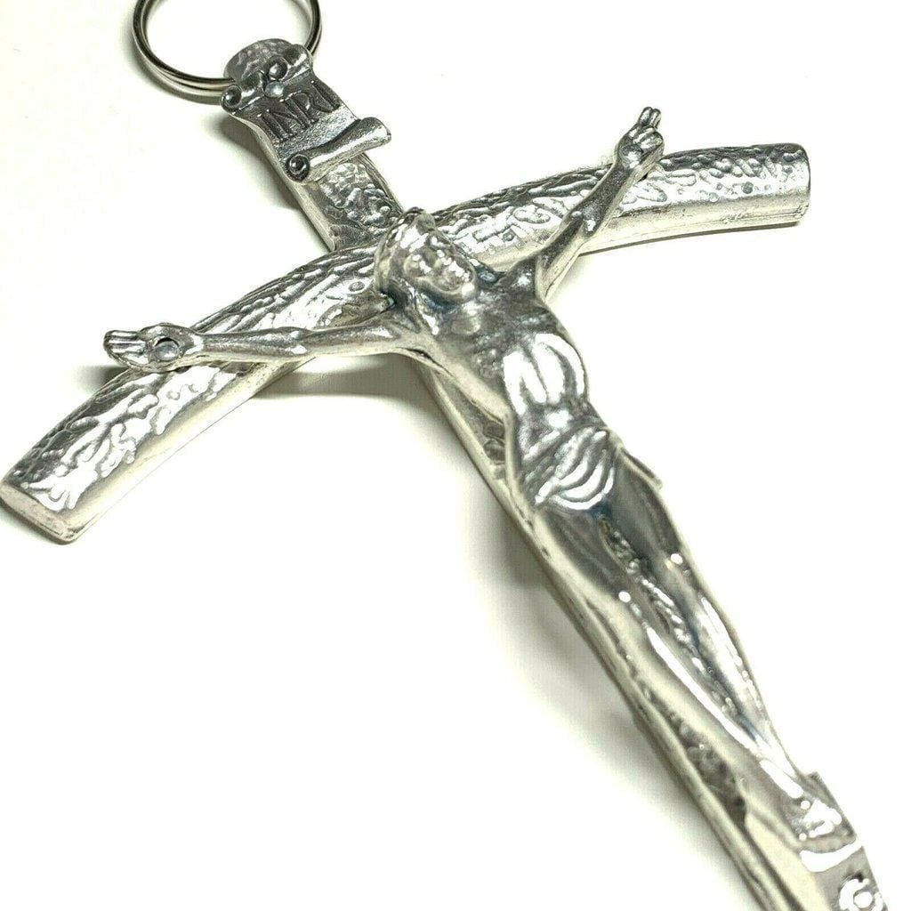 Blessed by Pope - Big Cross - 10" Wall Crucifix | Catholically