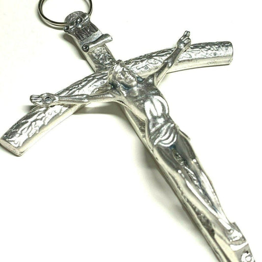Blessed by Pope - Big Cross - 10" Wall Crucifix | Catholically