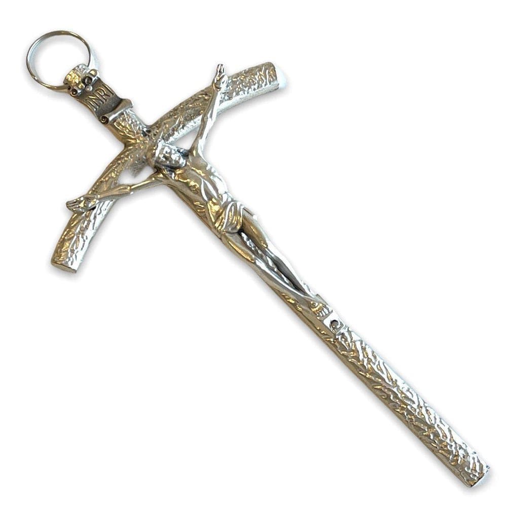 Blessed by Pope - Big Cross - 10" Wall Crucifix | Catholically
