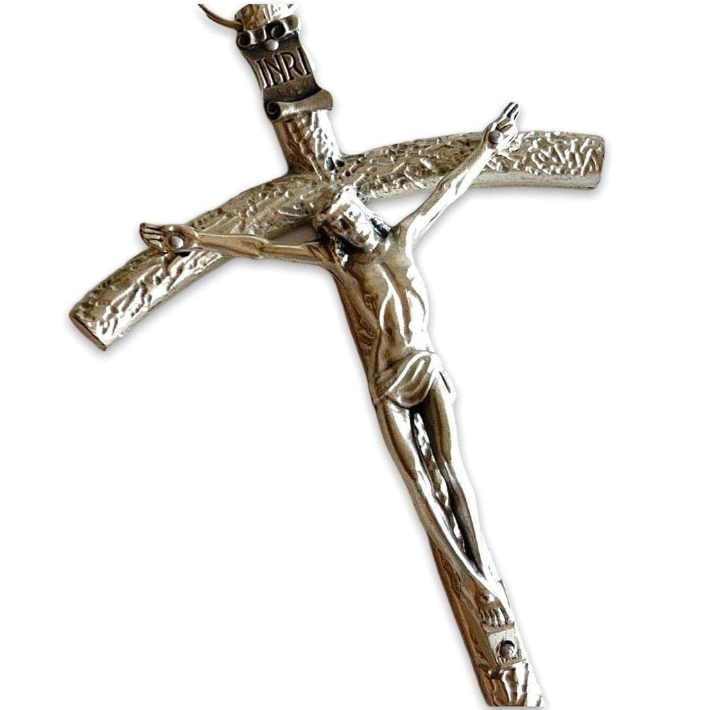 Blessed by Pope - Big Cross - 10" Wall Crucifix | Catholically