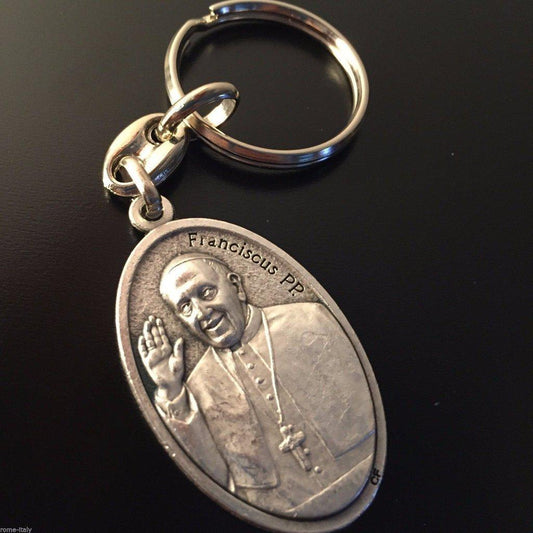 Blessed by Pope - Nice Key Ring - Keychain Divine Mercy | Catholically