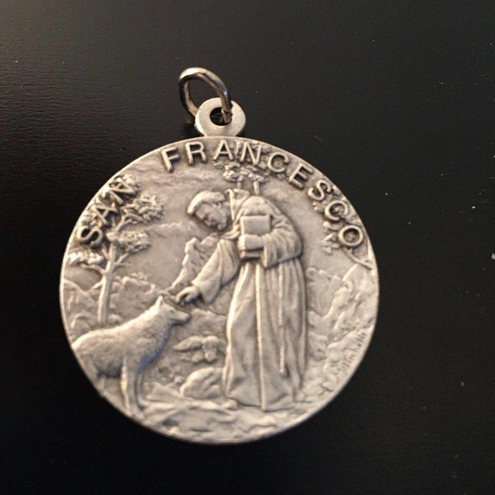 Wolf Medal Math Franciscan | Huge Wolf Medal | St. Francis of Assisi | Protect my Pet ...