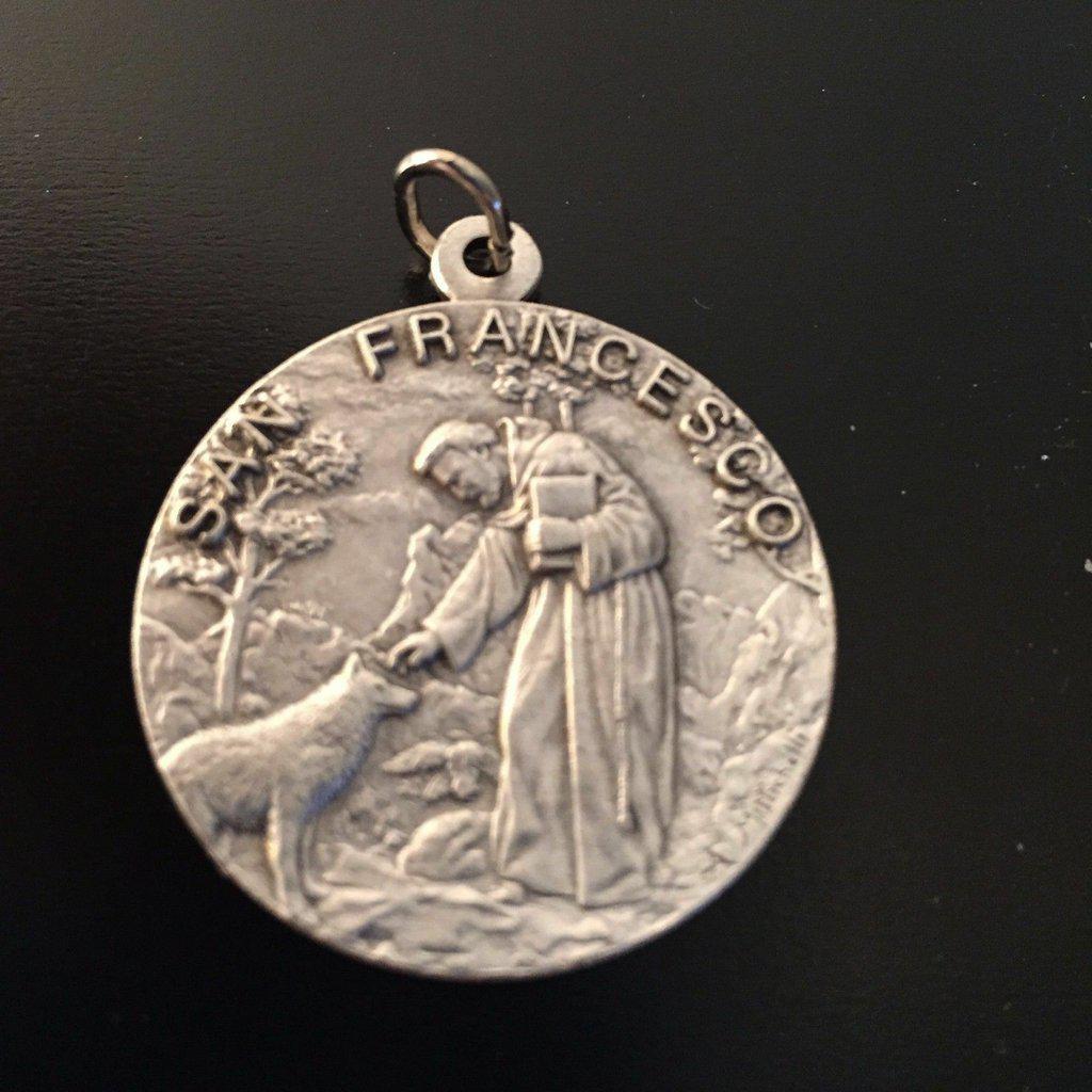 Blessed By Pope - Huge Wolf Medal 1.25 St. Francis Of Assisi - Franciscan | Catholically