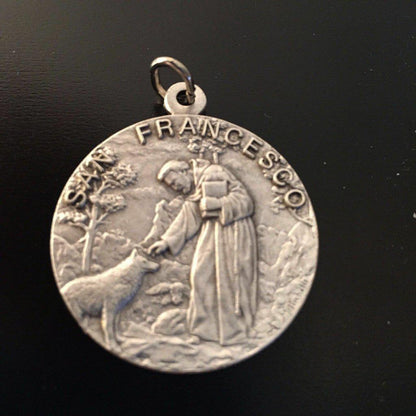 Blessed By Pope - Huge Wolf Medal 1.25 St. Francis Of Assisi - Franciscan | Catholically